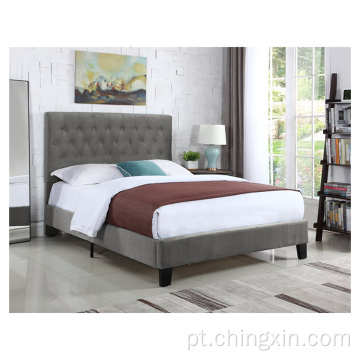 KD estofado tecido cama móveis de quarto CX610A